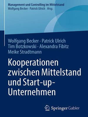 cover image of Kooperationen zwischen Mittelstand und Start-up-Unternehmen